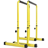 POWER GUIDANCE Barras Paralelas para Entrenamiento Ajustable para Calistenia- Gimnasia- Fitness 62 x 52x (76-98) cm